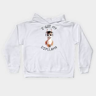 I Got My Dipllama Kids Hoodie